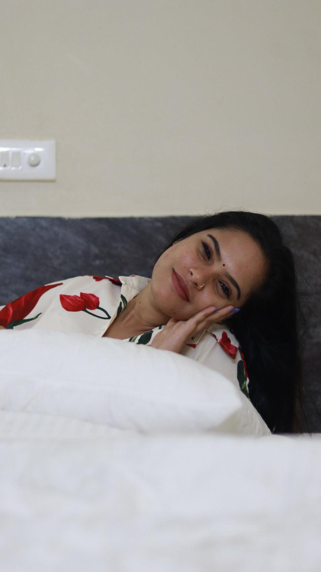 Floral long Shirt dress